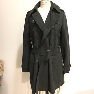 Lauren Ralph Lauren black trench coat size m